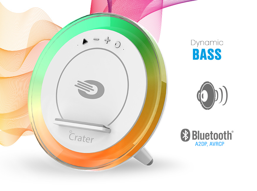 Crater 9 - Bluetooth speaker-dynamic bass
